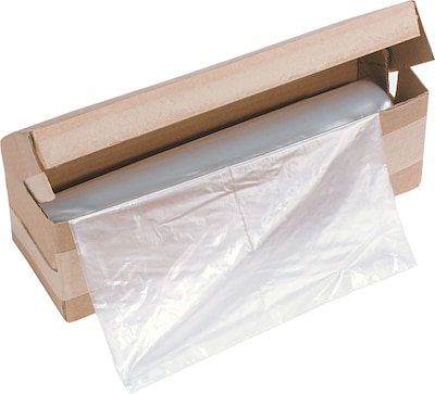 HSM Shredder Bags, 18 x 15 x 34, 34-Gallon Capacity, 100/Bx