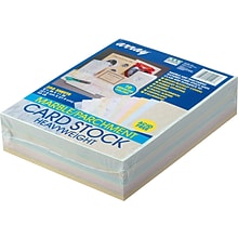 Array 65 lb. Cardstock Paper, 8.5 x 11, Assorted Colors, 250 Sheets/Pack (PAC101196)