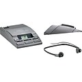 Philips® 720-T Desktop Analog Mini Cassette Transcriber Dictation System With Foot Control, Black