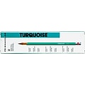 Prismacolor® Drawing Pencil, 4B, 2 mm Dia, Turquoise Barrel, 12/Pack