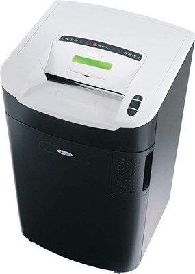 Swingline® 20 Sheet Capacity Cross-Cut Continuous-Duty Shredder, Black/Silver