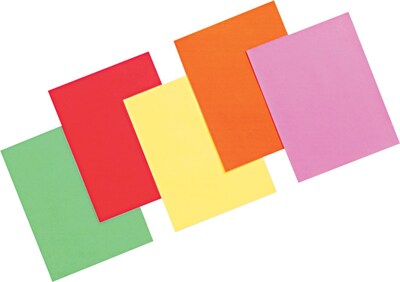 Pacon® Array® Recycled Colored Paper, 24 lbs., 8.5 x 11, Assorted Colors, 500 Sheets/Ream (PAC1011