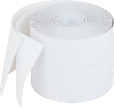 PM Company® Two-Ply Impact Bond Recycled Receipt Paper Roll, White, 2 1/4(W) x 90(L), 1/Roll (02769)