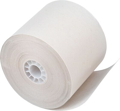 PM Company ® Single-Ply Impact Bond Paper Roll, White, 2 1/4(W) x 150(L), 100/Ctn