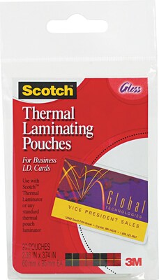 Scotch Thermal Pouches, Business Card (TP5851-20)