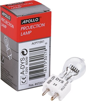 Apollo® and Buhl® Replacement Lamps, Overhead Projection, 120 Volts