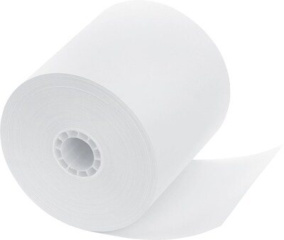 Cash Register Paper Rolls, 3-1/4 x 243, 4 Rolls per Pack (09862)