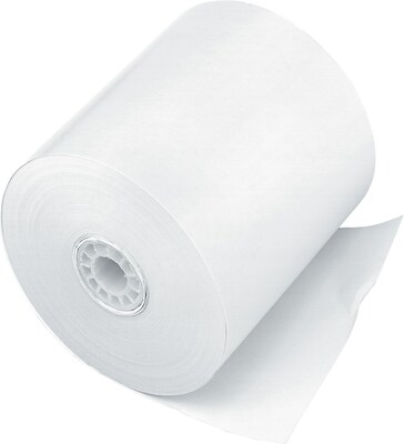 PM Company® Impact Bond Cash Register/POS Paper Roll, White, 3(W) x 150(L), 50/Ctn