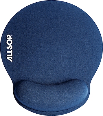 Allsop Pro Foam Mouse Pad/Wrist Rest Combo, Blue (ASR30206)