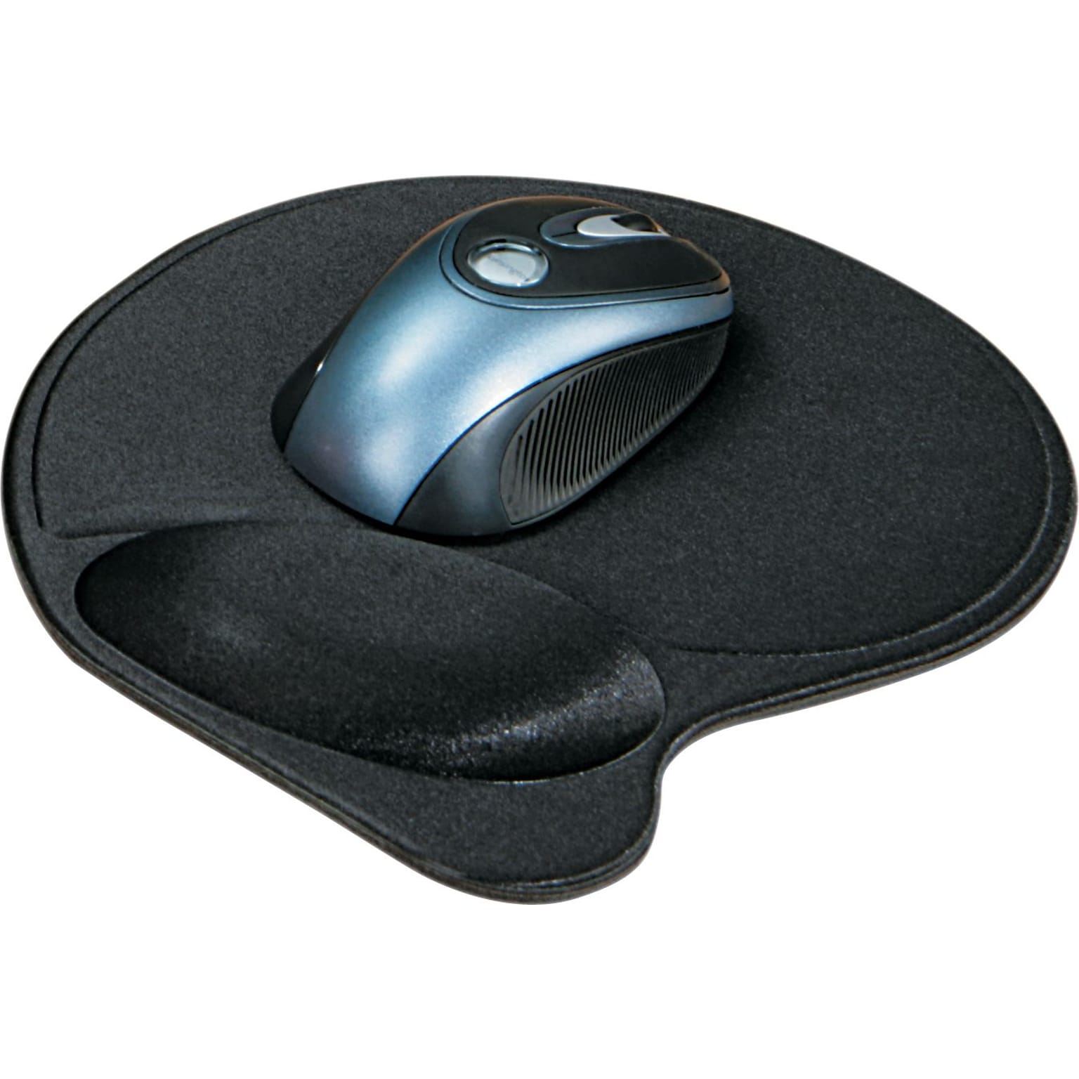 Kensington Ergonomic Wrist Pillow Gel Mouse Pad/Wrist Rest, Non-Skid Base, Black (L57822US)