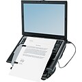 Fellowes Professional Series Laptop Workstation with USB, Black