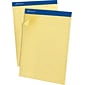 Ampad Evidence Ruled Pad 8.5" x 11.75", Wide Ruling, Canary, 50 Sheets/Pad, Recycled (20-270)