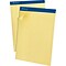 Ampad® Evidence® Ruled Pad 8.5 x 11.75, Wide Ruling, Canary, 50 Sheets/Pad, Recycled (20-270)