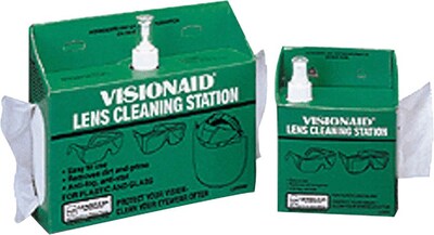 Bouton® Lens Tissue Disposable Dispensers, Heavy Duty Anti-Fog, 16 oz. Liquid Cleaner, 1520 Tissues