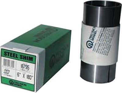 Precision Brand® Plain Steel Shim Stock Roll, 0.004" x 6" x 100"