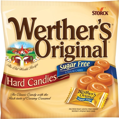 Werthers Original Sugar Free Caramel Hard Candy, 2.75 oz. (SUL831498)