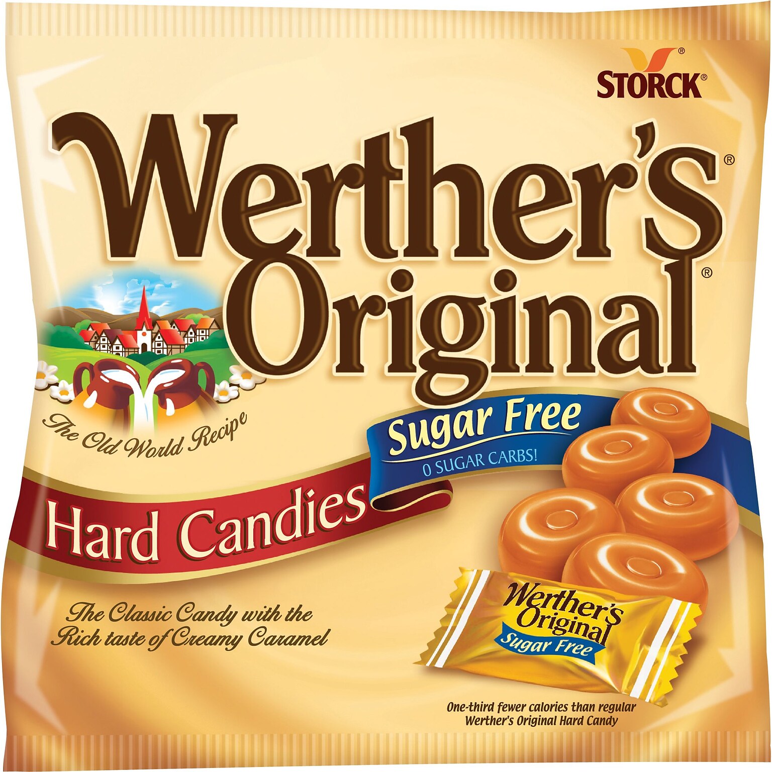 Werthers Original Sugar Free Caramel Hard Candy, 2.75 oz. (SUL831498)