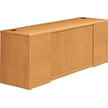 HON® 10700 Series Office Collection in Harvest, Credenza with Doors and Full-Height Pedestals