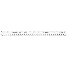 Koh-I-Noor Triangular Scale, Plastic, 12, Architectural Ruler, White (KOH3272BC)