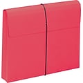 Two Inch Expansion Wallet with String, Letter, Red, 10/BX