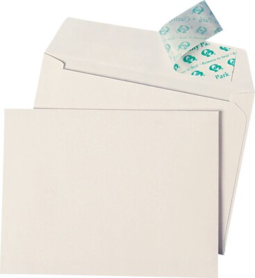 Quality Park Redi-Strip™ 6 1/4W x  4 1/2H Photo/Invitation Envelopes, White, 50/Bx