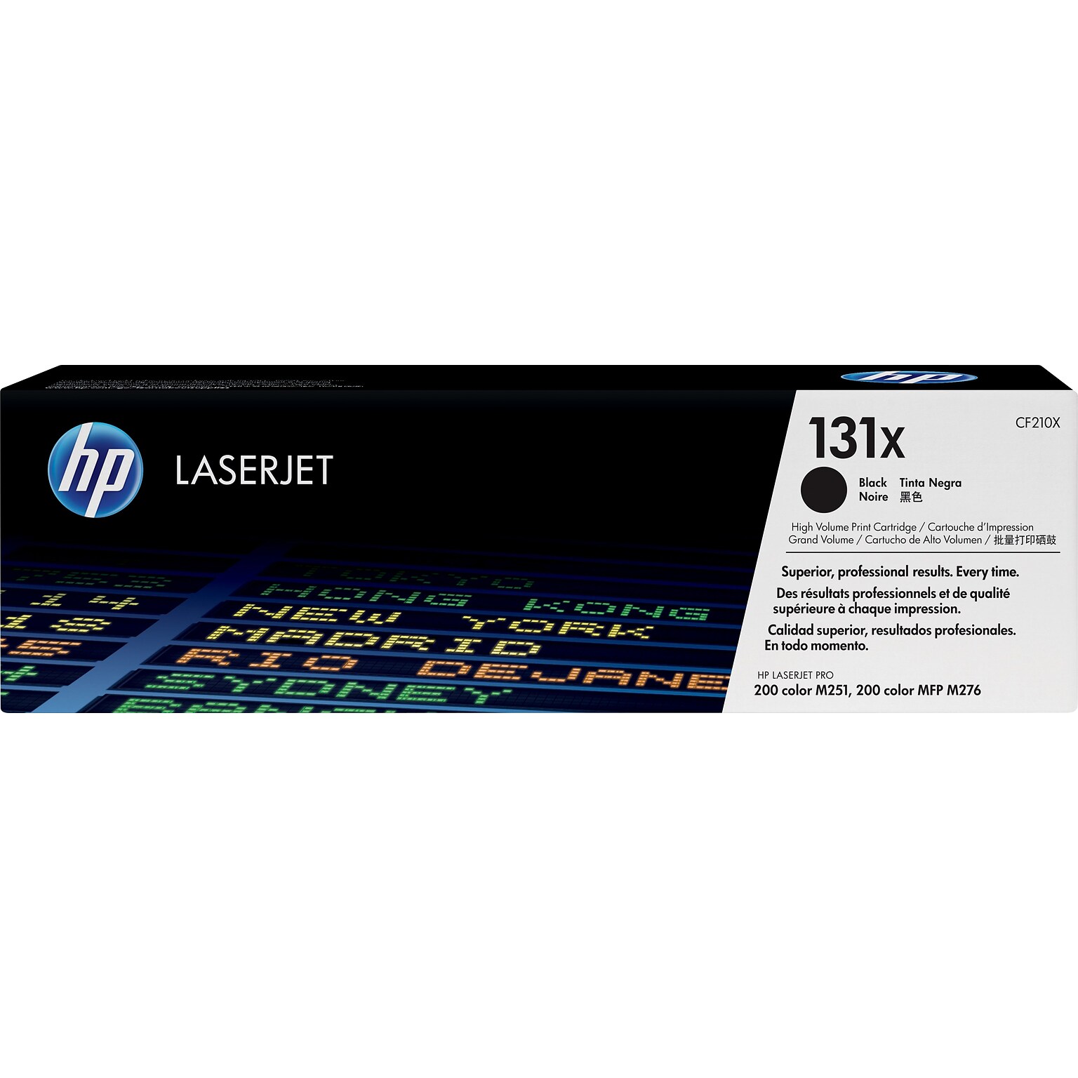 HP 131X Black High Yield Toner Cartridge (CF210X)