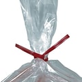 4 x 5/32 Staples Plastic Twist Tie, Red  (PLT4R)