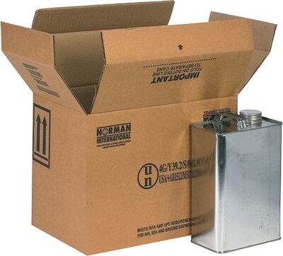6.75x4.31x10.38 Hazmat Shipping Box, 350#/ECT, 20/Bundle (HAZ1021)