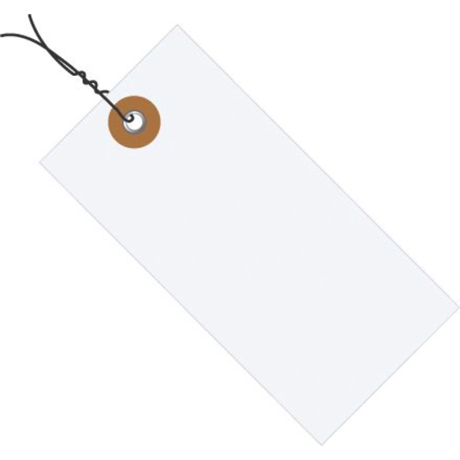 5 3/4 x 2 7/8 Tyvek® Shipping Tag - Pre-Wired, 1000/Case
