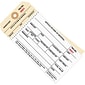 Quill Brand® - 6 1/4" x 3 1/8" - (0001-0499) Inventory Tag 2 Part Carbonless Stub Style #8, 500/Case