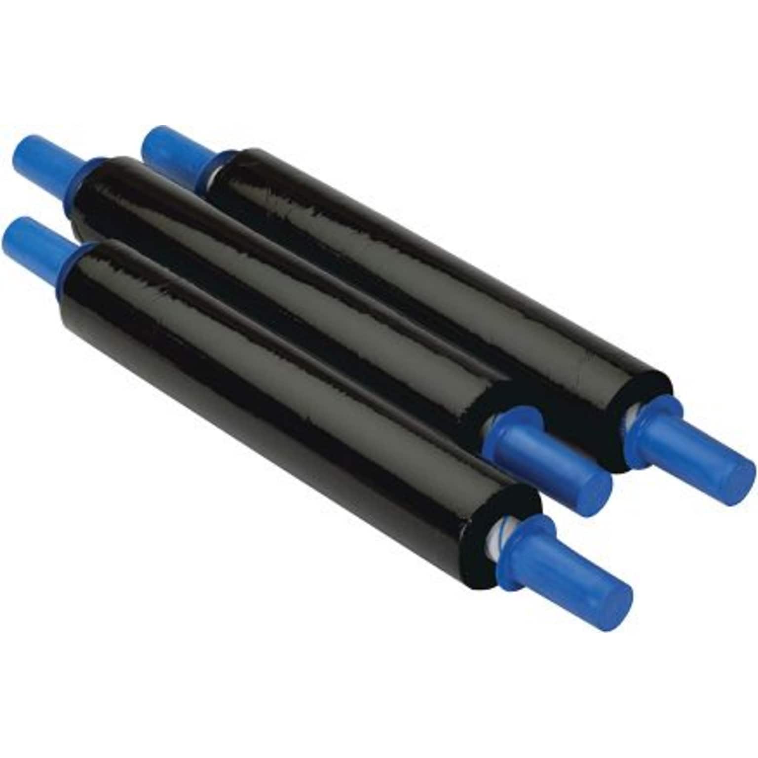 30 x 1000 80 Gauge Blown Stretch Wrap, Black Tinted, 4/Carton (GOOD3080UVI)