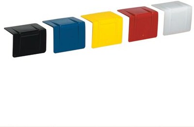 Staples 2 1/2 x 2 - Plastic Strap Guard, Blue, Pack of 1000 (SPP252B)