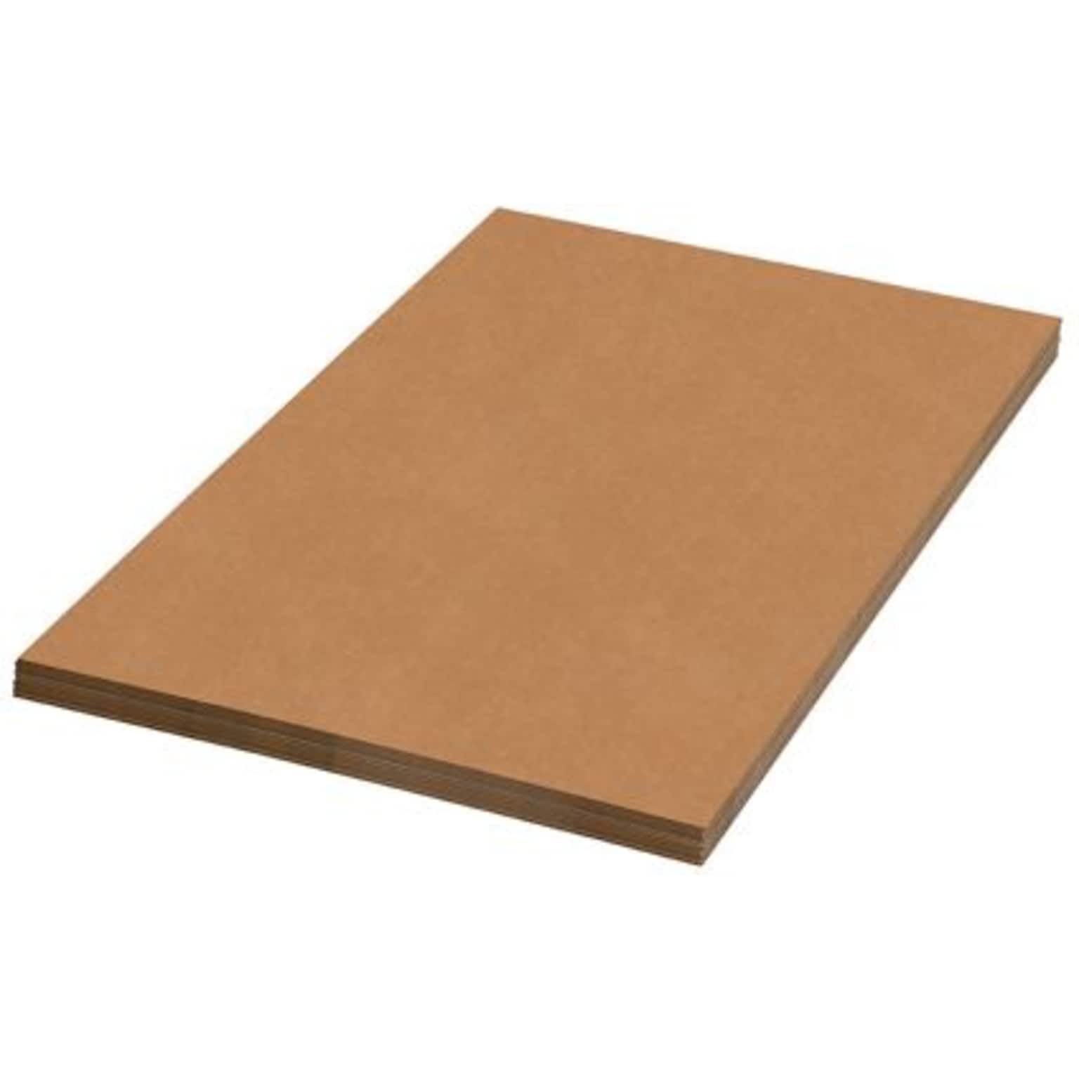 The Packaging Wholesalers 36 x 36  Staples Corrugated Sheet, 5/Bundle (BSSP3636)