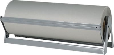 Quill Brand® Gray Paper Roll, 50 lb., 18 x 720, 1 Roll (KPB1850)