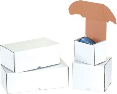 5 5/8 x 4 3/16 x 5 - Staples Outside Tuck Mailer, 50/Bundle