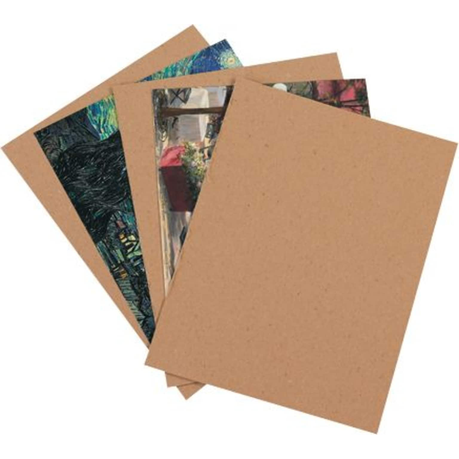 SI Products Chipboard Pad, 24 x 36, Kraft, 110/Carton (CP2436)