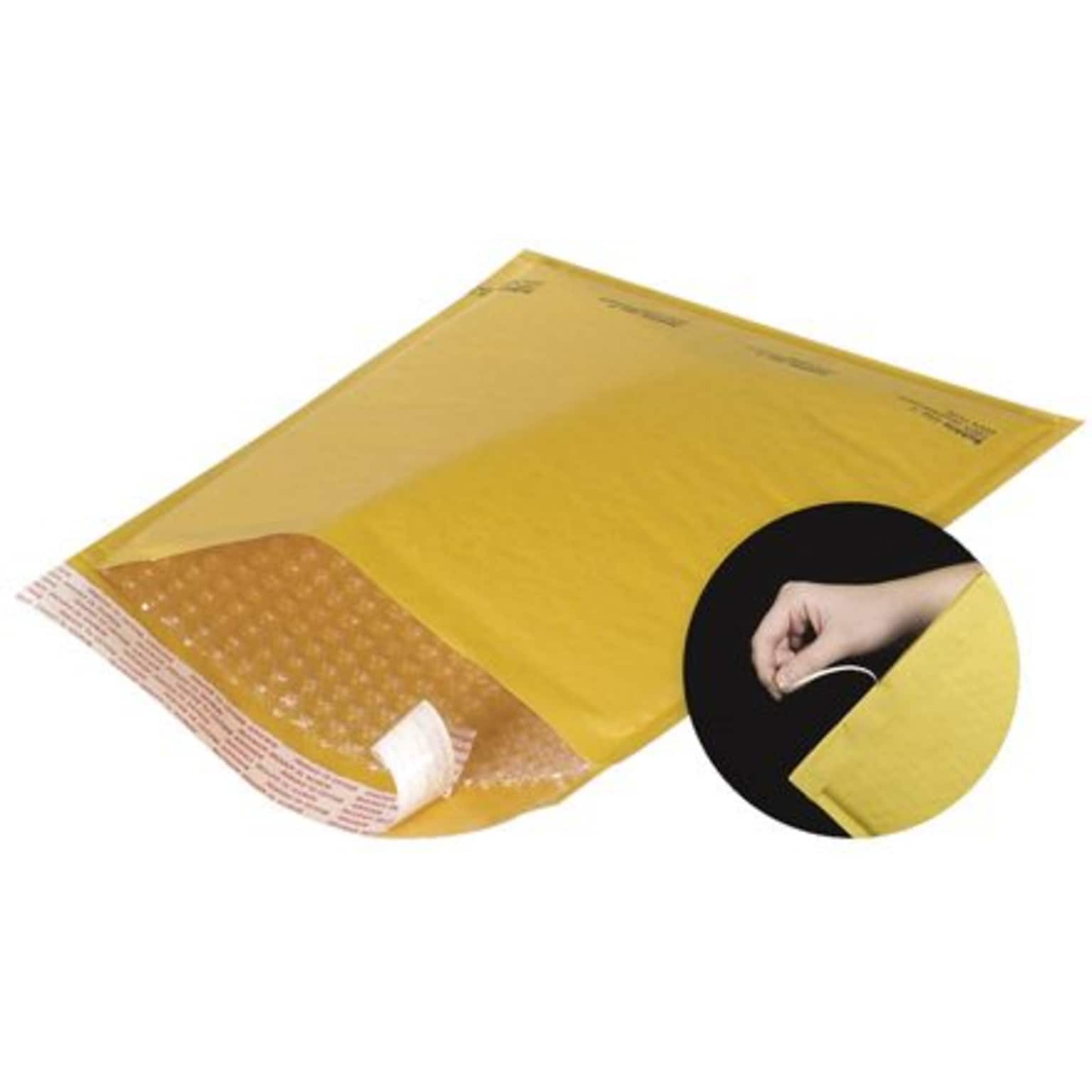 Quill Brand® Brand® 14 1/4 x 20 Kraft #7 Self-Seal Bubble Mailers Easy-Open Tear-Tab, 50/Case (B860SSTT)