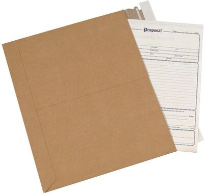 6 x 9 Kraft Utility Flat Mailer, 250/Case