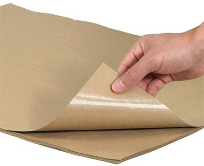 Staples Poly Coated Kraft Paper Sheet, 50-lb., 24 x 36, 1 Roll