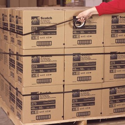 3M 860 Tensilized Poly Strapping Tape, 3/4 x 60 yds., 96 Rolls, 96/Case