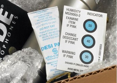 5-10-60% Humidity Indicators, 2 x 3, 125/Carton (DES162)