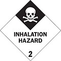 Tape Logic Inhalation Hazard - 2 Tape Logic Shipping Label, 4 x 4, 500/Roll