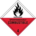 Tape Logic Spontaneously Combustible - 4 Tape Logic Shipping Label, 4 x 4, 500/Roll