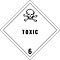 Tape Logic Toxic - 6 Tape Logic Shipping Label, 4 x 4, 500/Roll