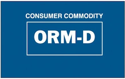 Tape Logic Consumer Commodity ORM-D Shipping Label, 1 3/8 x 2 1/4, 500/Roll