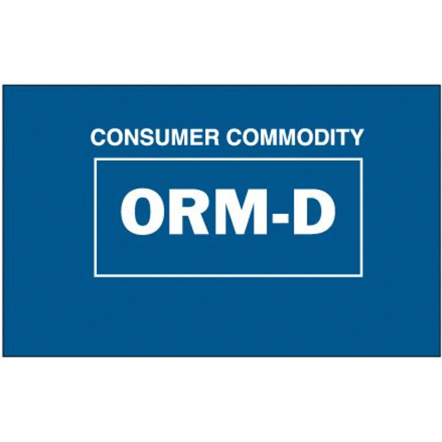 Tape Logic Consumer Commodity ORM-D Shipping Label, 1 3/8 x 2 1/4, 500/Roll