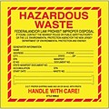 Tape Logic Hazardous Waste - New Jersey Shipping Label, 6 x 6, 500/Roll