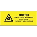 Tape Logic Attention - Static Sensitive Devices Shipping Label, 5/8 x 2, 500/Roll