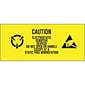 Tape Logic® Labels, "Electrostatic Sensitive Devices", 1" x 2 1/2", Black/Yellow, 500/Roll