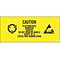 Tape Logic® Labels, Electrostatic Sensitive Devices, 1 x 2 1/2, Black/Yellow, 500/Roll